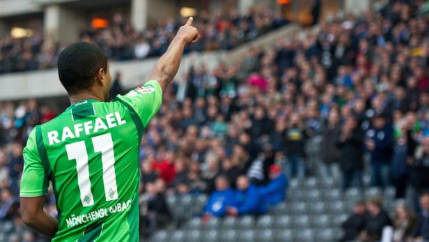 GERMANY SOCCER BUNDESLIGA Gladbachs Raffael zeigte zuletzt starke Leistungen.