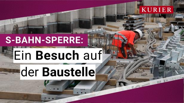 Besuch auf der S-Bahn Baustelle Handelskai