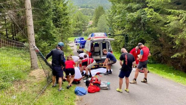 Unfall mit Mountaincart in NÖ: Achtjähriger wurde ins Spital geflogen