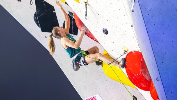 Die nö. Kletterin Jessica Pilz gehört zu den Weltbesten und vertritt Österreich in Paris