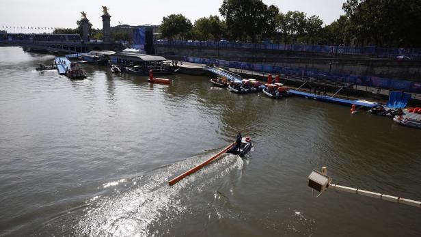 Seine ist zu dreckig: Triathlon der Männer wird verschoben