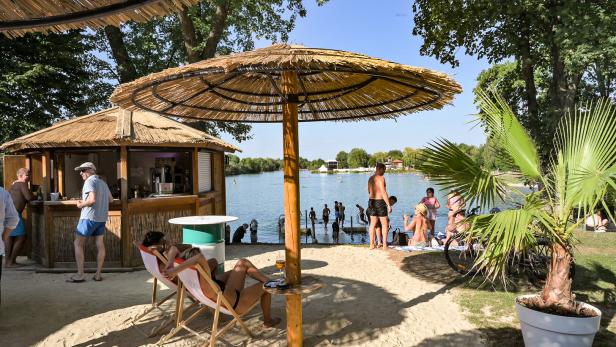 Chillen am See: St. Pölten hat jetzt eine Strandbar