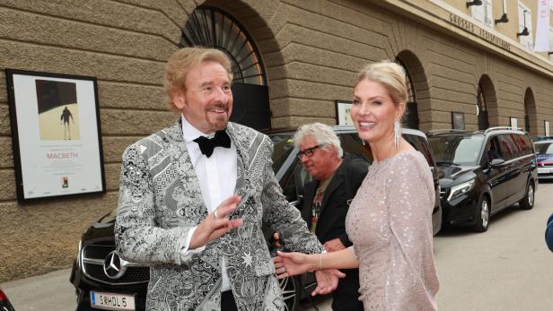 Thomas Gottschalk und seine Partnerin Karina Mroß