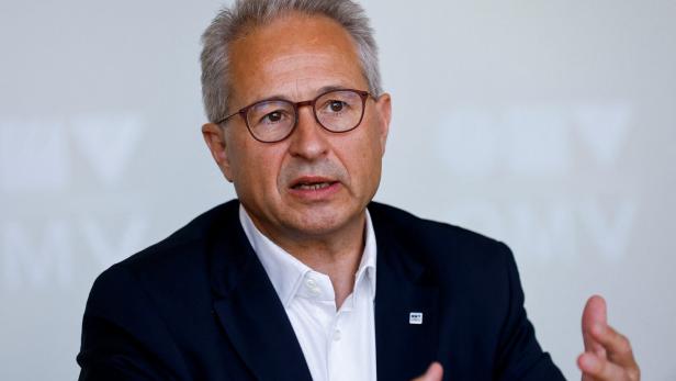 FILE PHOTO: OMV CEO Alfred Stern speaks at an interview FILE PHOTO: OMV CEO Alfred Stern speaks at an interview