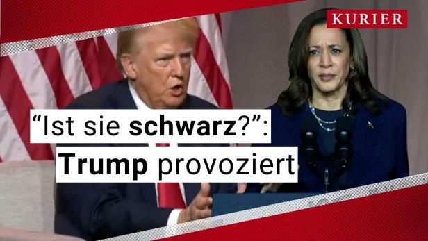 Trump provoziert Harris: "Ist sie schwarz?"