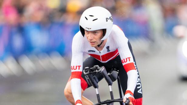 Felix Großschartner beim olympischen Zeitfahren