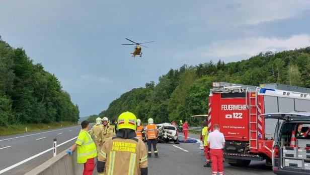 Tragischer Unfall auf A1: Einsatzkräfte konnten Frau nicht mehr retten