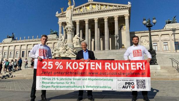 "Autovolksbegehren - Kosten runter!" geht in die Schlussoffensive