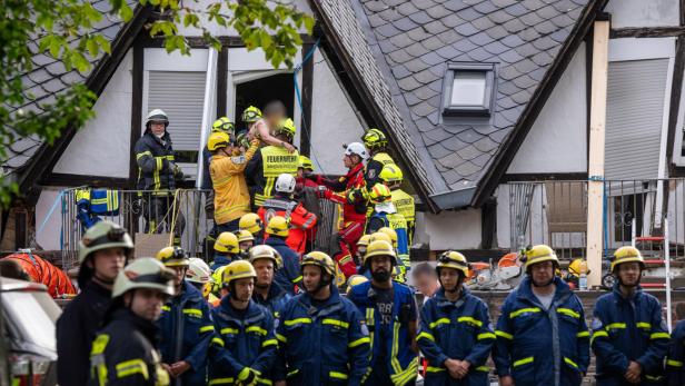 Hotel an der Mosel eingestürzt