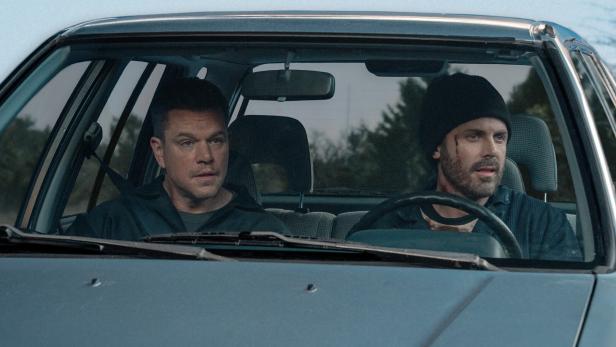 Nicht sehr talentiert als Gangster: Matt Damon (li.) und Casey Affleck in Doug Limans &quot;The Instigators&quot; (Apple+)