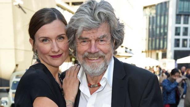 Reinhold Messner und Ehefrau Diane Schumacher