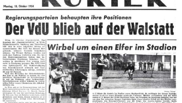 Unsere erste Ausgabe: So sah der KURIER vor 70 Jahren aus