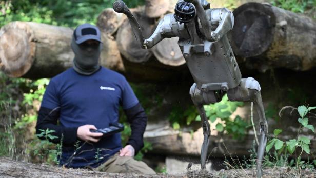 Ukraine setzt im Krieg auf Roboterhunde