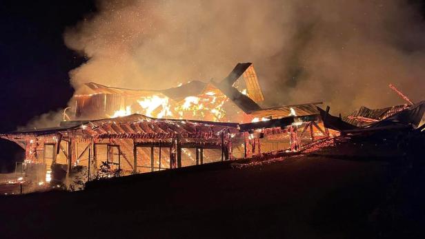 Scheunenbrand in Kirchberg, NÖ