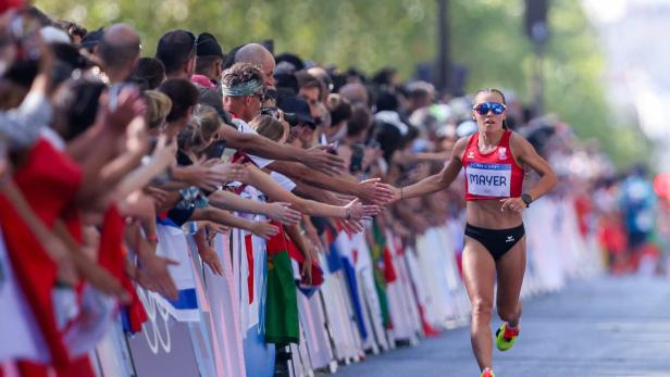 „Irrsinnig schön“: Ab Kilometer 30 konnte Julia Mayer den Marathon richtig genießen 