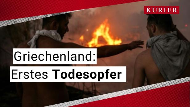 Griechenland: Waldbrände fordern Leben