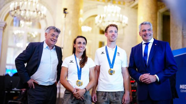 Empfang für Österreichs Olympia-Helden und -Heldinnen