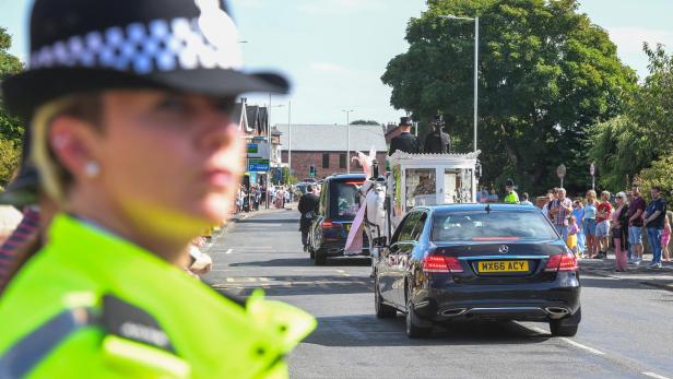 Funeral of Southport attack victim Alice da Silva Aguiar