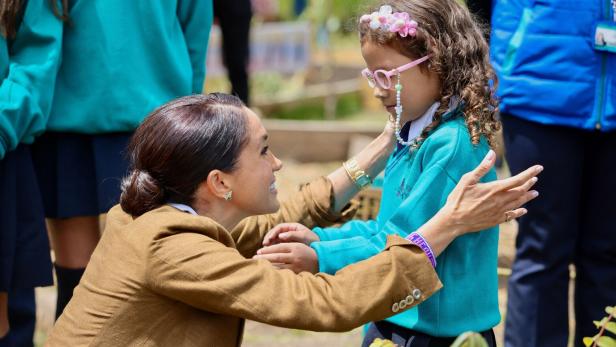 Meghan Markle ist in Kolumbien unterwegs.