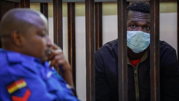 TOPSHOT-KENYA-CRIME-COURT Der mutmaßliche Serienmörder war Mitte Juli festgenommen worden. Er gestand die Tat zunächst, sagte aber später, er sei zu einem Geständnis gezwungen worden