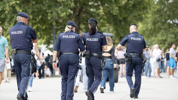 Polizisten auf Patrouille