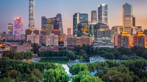 Peking kann auch modern! Die Skyline verändert sich stetig, ist aber nicht mit Shanghai vergleichbar.