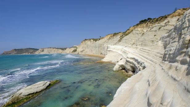 Die Scala dei Turchi auf Sizilien.