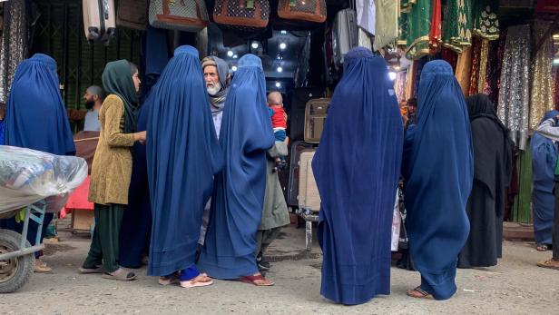 Frauen in Burka in Afghanistan