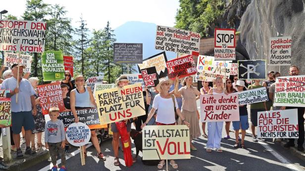 Hallstatt: Protest soll "Touristen mit Aktionismus vertreiben"