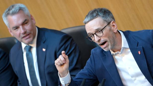 KURIER-OGM-Umfrage: FPÖ führt weiter – Duell zwischen Kickl und Nehammer