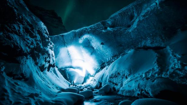 Eishöhle in Island