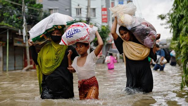 "Wir hassen Indien": Warum Neu-Delhi am Hochwasser in Bangladesch schuld sein soll