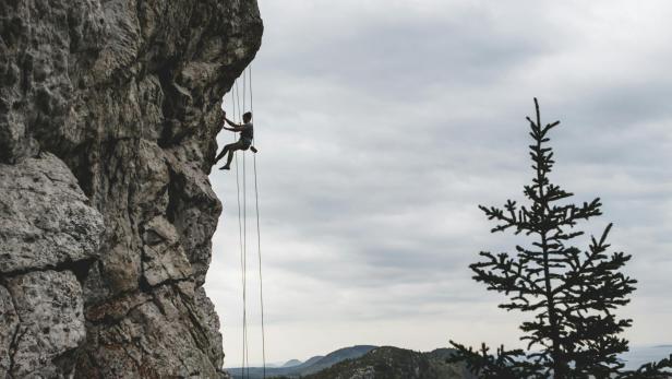Bouldern in den Alpen 