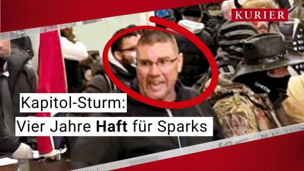 Als Erster ins US-Kapitol eingedrungen: Michael Sparks in Haft