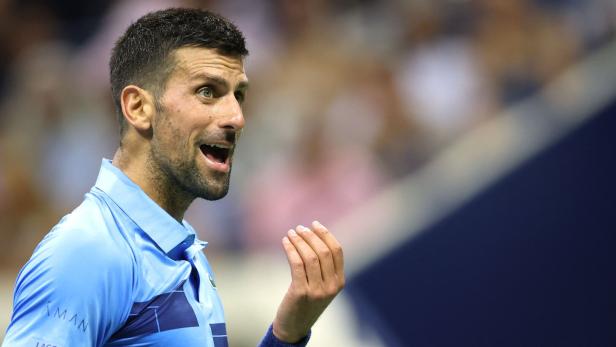 Novak Djokovic bei den US Open