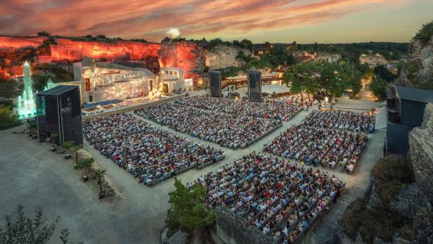 100.000 Besucher sahen die Oper „Aida“ im Steinbruch