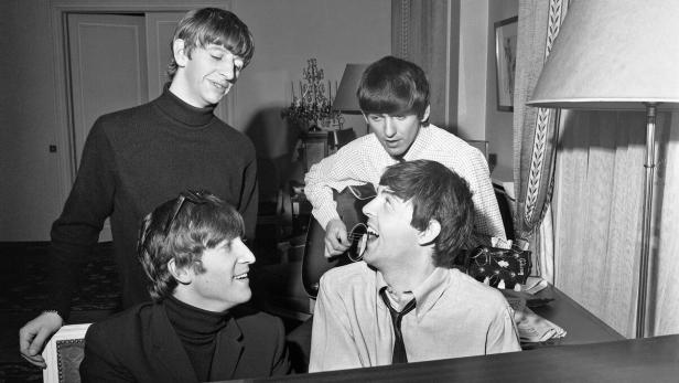 Sensationelle Fotos: Auf Tuchfühlung mit den Beatles