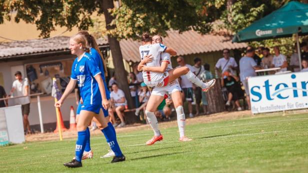 Dauerjubel: Die Rapid-Frauen siegen in Essling 11:0