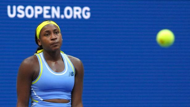 Enttäuschung bei Coco Gauff