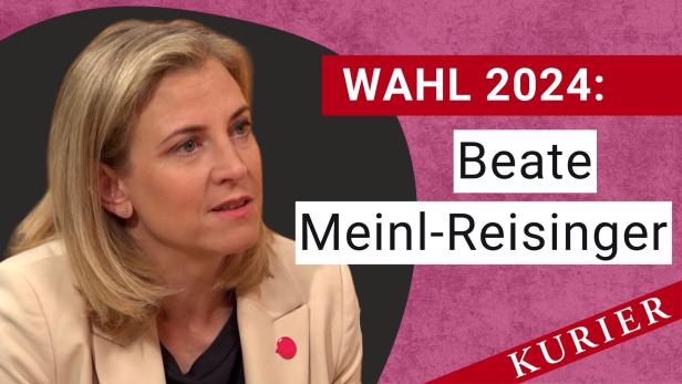 Beate Meinl-Reisinger im Gespräch mit KURIER Chefredakteur