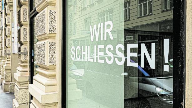 Geschlossenes Geschäft in der Inneren Stadt.