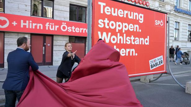 SPÖ plakatiert "E-Card statt Kreditkarte"