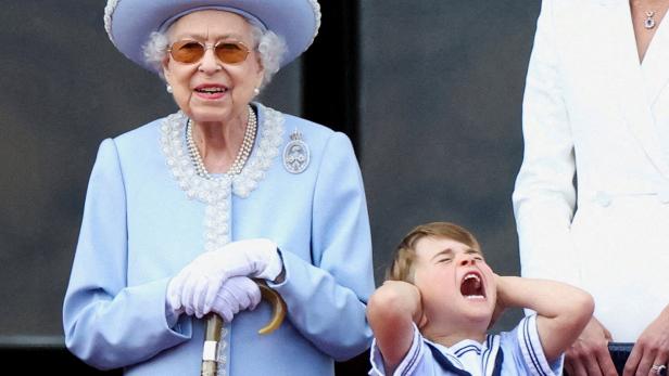 Queen Elizabeth und Prinz Louis