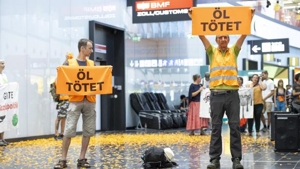 Keine Millionenklage: Flughafen Wien klagt Klimaaktivisten auf 36.000 Euro