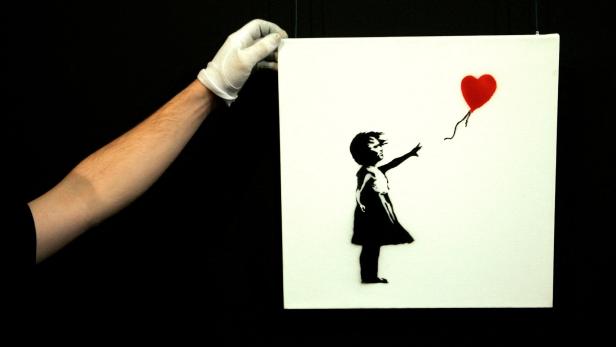 "Mädchen mit Ballon": Banksy-Werk wurde gestohlen