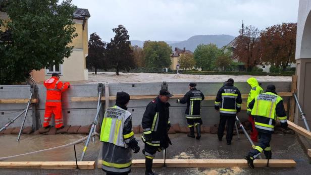 Höhe des Hochwasserschutzes in der Scheibbser Altstadt ist fast ausgereizt