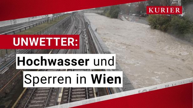 Unwetterlage in Wien: Über 1.300 Feuerwehreinsätze