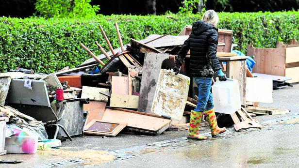 UNWETTER: SITUATION IN NIEDERÖSTERREICH / GROSSSIERNING