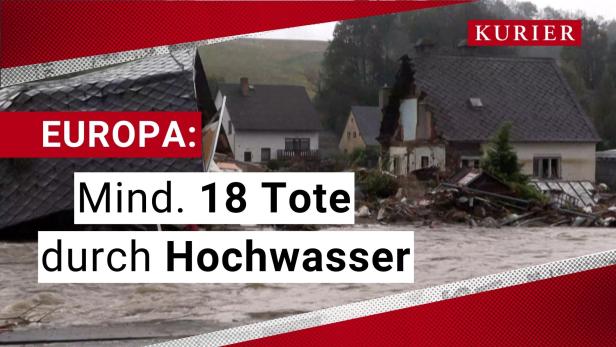 Tote durch Hochwasser: Dramatische Bilder aus Mitteleuropa