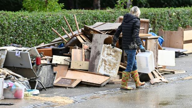 Aufräumarbeiten nach Hochwasser: Die ersten Betrüger sind unterwegs